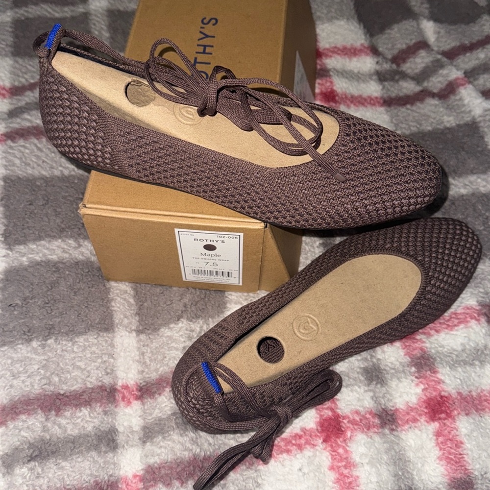 Rothy’s the square wrap maple